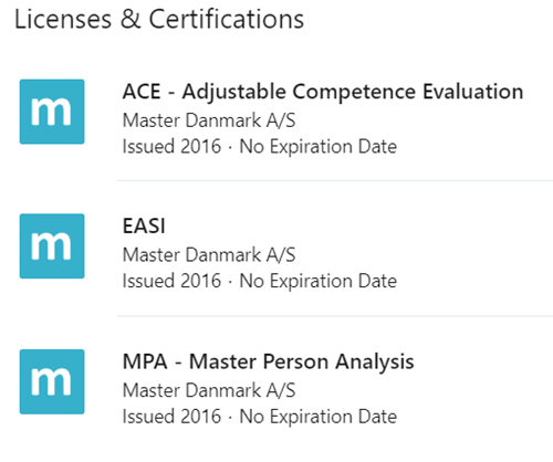 Certifikater - LinkedIn