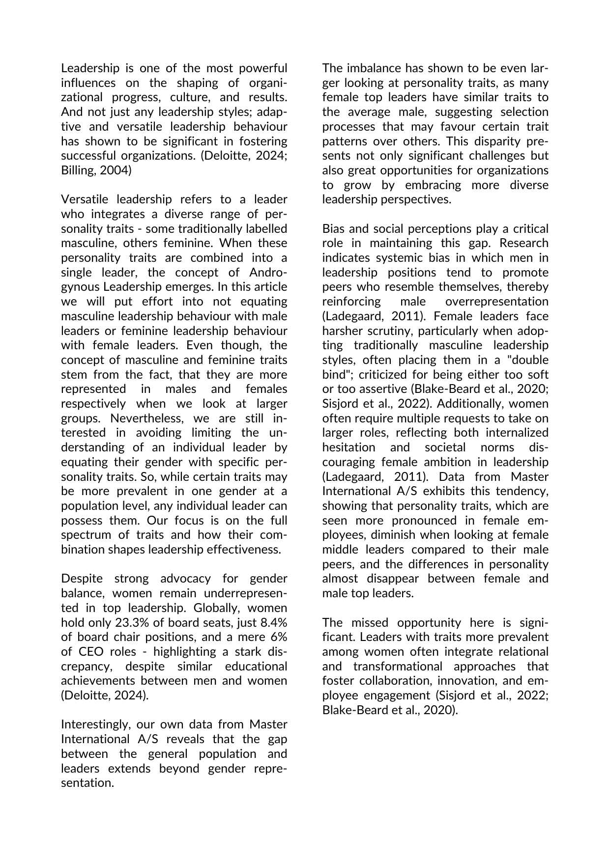 Page 3 of 3 of the research article The Power of True Versatile Leadership