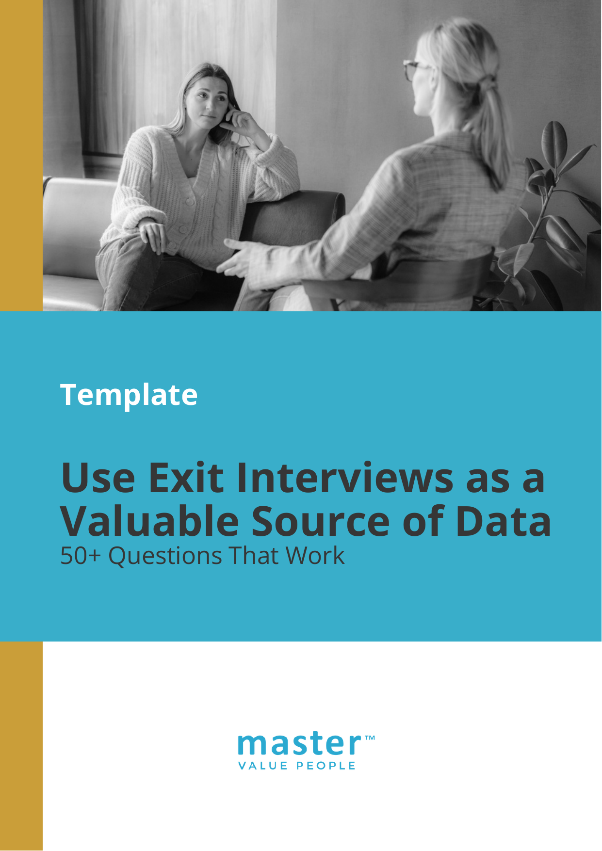 Page 1 of 3 of the template Use Exit Interviews as a Valuable Source of Data