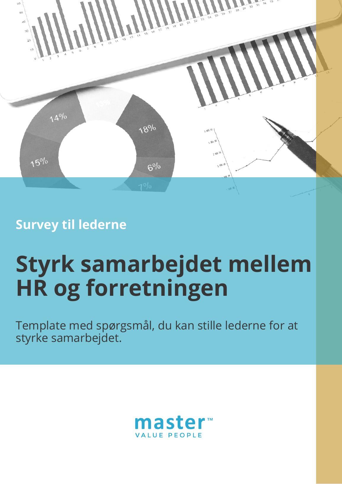 Side 1 af 3 af templaten Survey til lederne